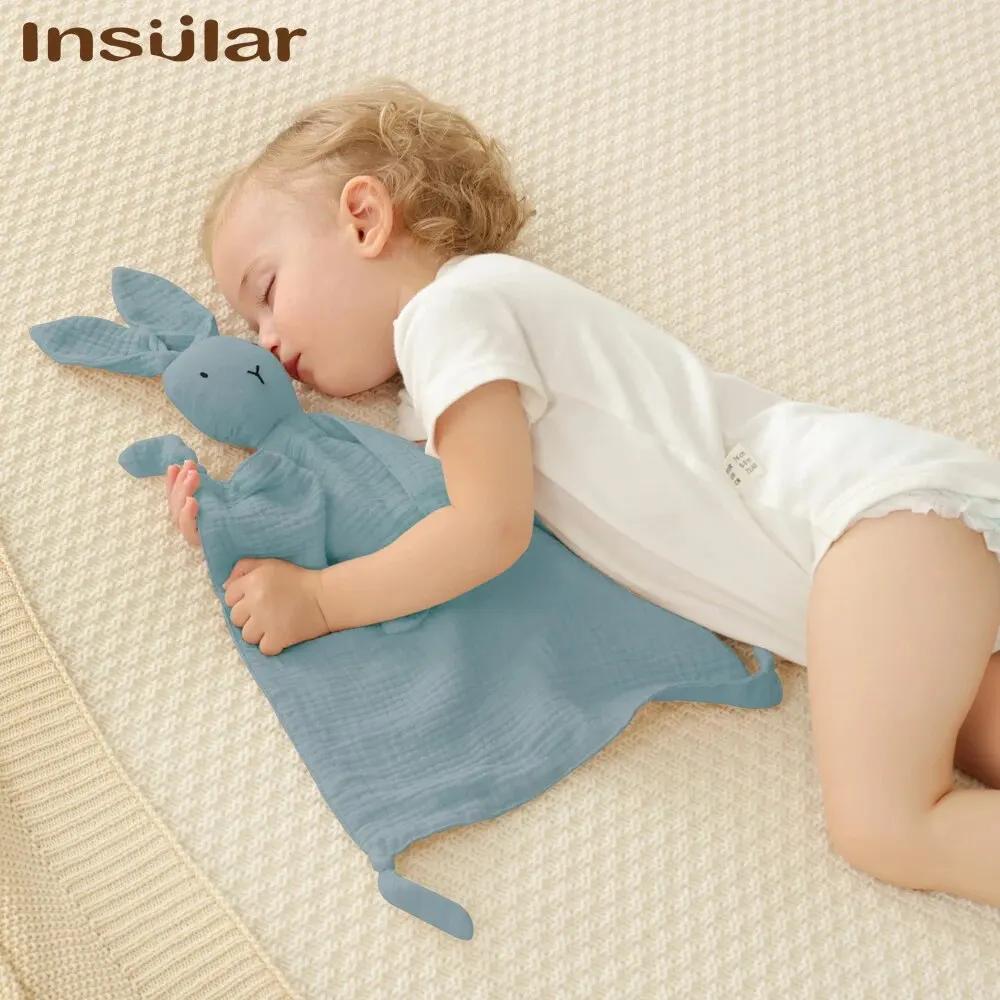 Mousseline bébé confort serviette coton couette couverture douce nouveau-né dormir poupées enfants m
