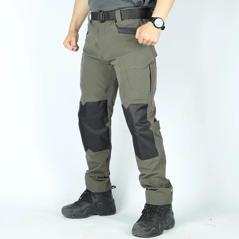 Pantalon tactique pour homme, pantalon d'entraînement multifonctionnel pour l'extérieur avec poches,