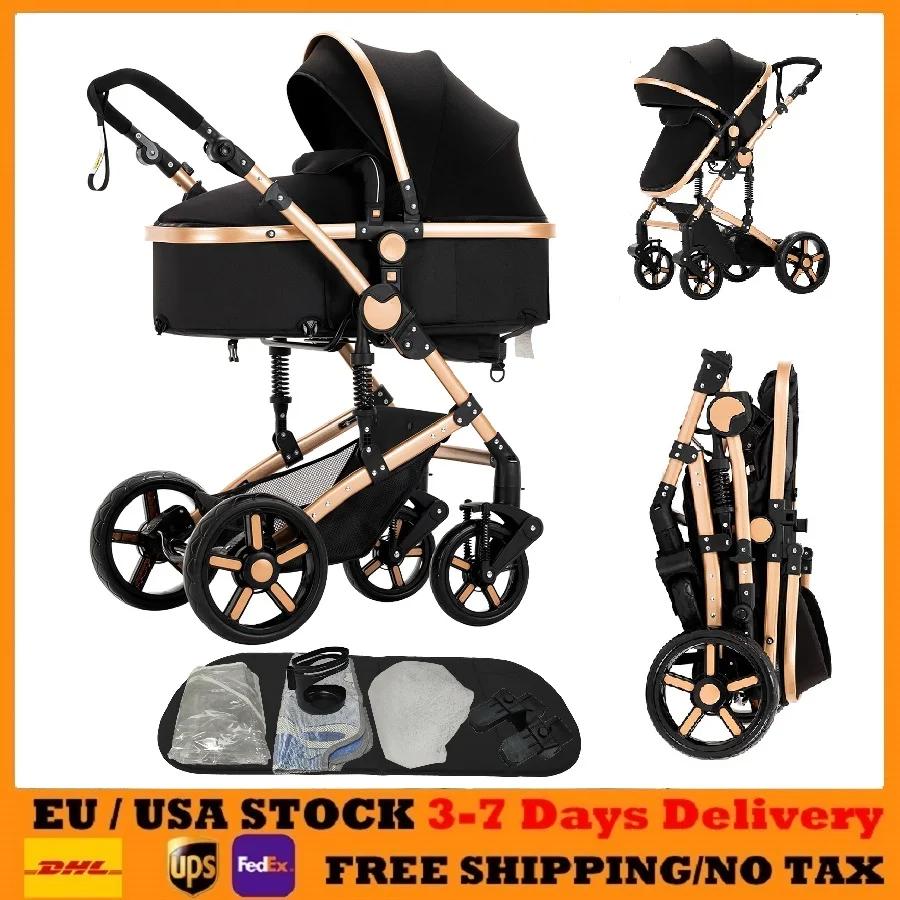 Poussette bébé 3 en 1 poussette Convertible bébé voitures landau Buggies poussette mère enfants pous