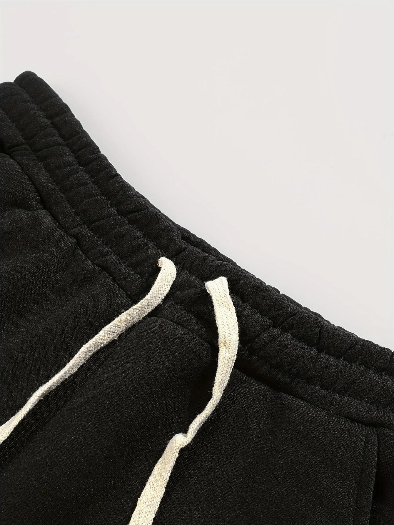 Pantalon de survêtement décontracté pour hommes, Style de rue, tendance, imprimé croisé, à la mode,