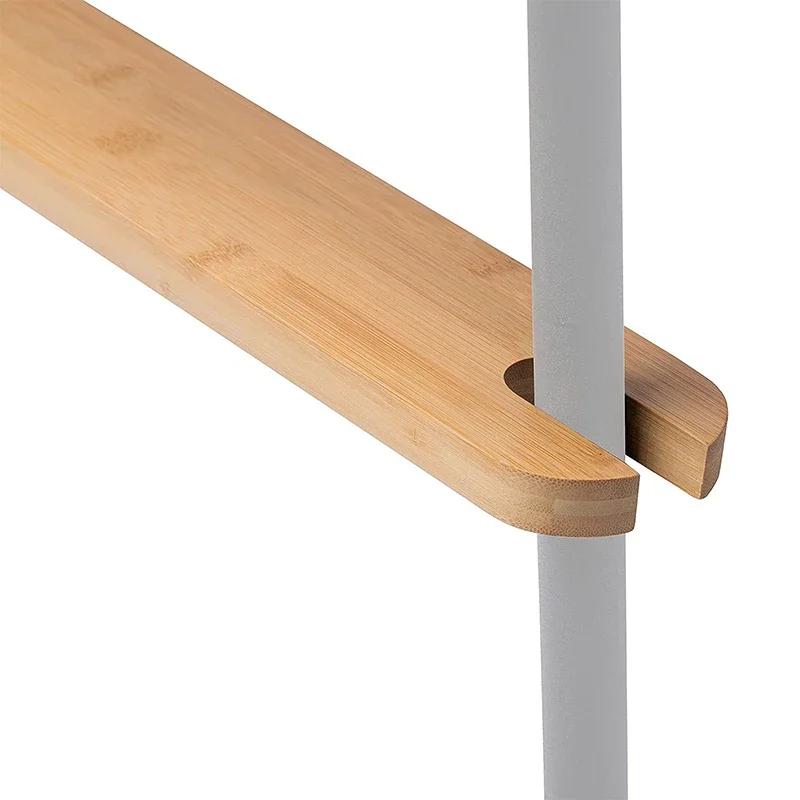 Chaise haute pour bébé, repose-pieds en bois de bambou naturel, siège pour bébé, antidérapant, Stabl