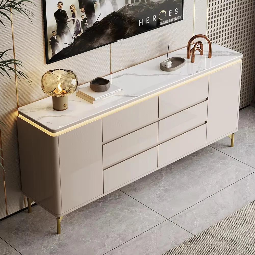 Armoires simples peu encombrantes, rangement Portable pour salon, vitrine moderne et tendance, meubl