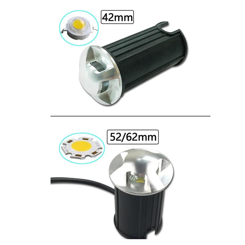 10 pièces LED lumière souterraine 5W 3W COB lampadaire extérieur sol Spot paysage jardin carré chemi