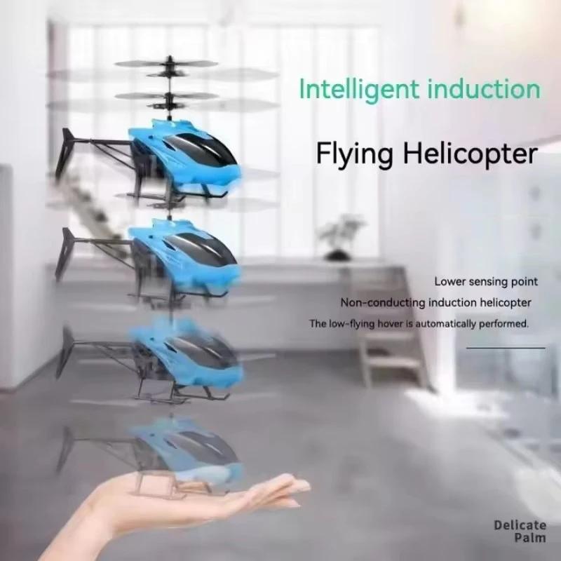 Mini drone RC rechargeable, télécommandé, sûr, résistant aux chutes, hélicoptères RC, jouets pour en