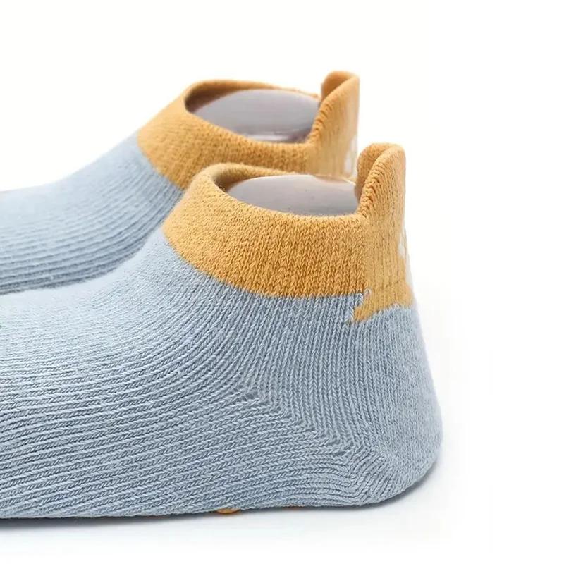 Chaussettes en coton pour enfants, confortables, respirantes, motif animal de dessin animé mignon, n
