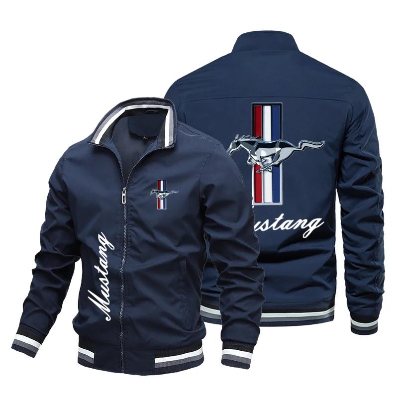 Nouvelle Veste Homme Ford Mustang Logo Grande Taille Respirante Moto Racing Haute Qualité – Collecti