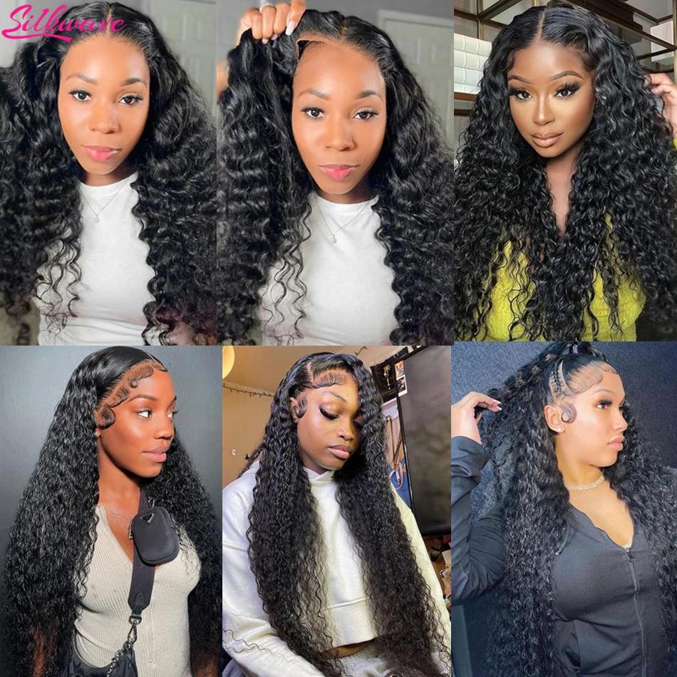Perruques sans colle 4x4 5x5 HD Lace Frontal bouclées, prêtes à porter, en cheveux humains brésilien