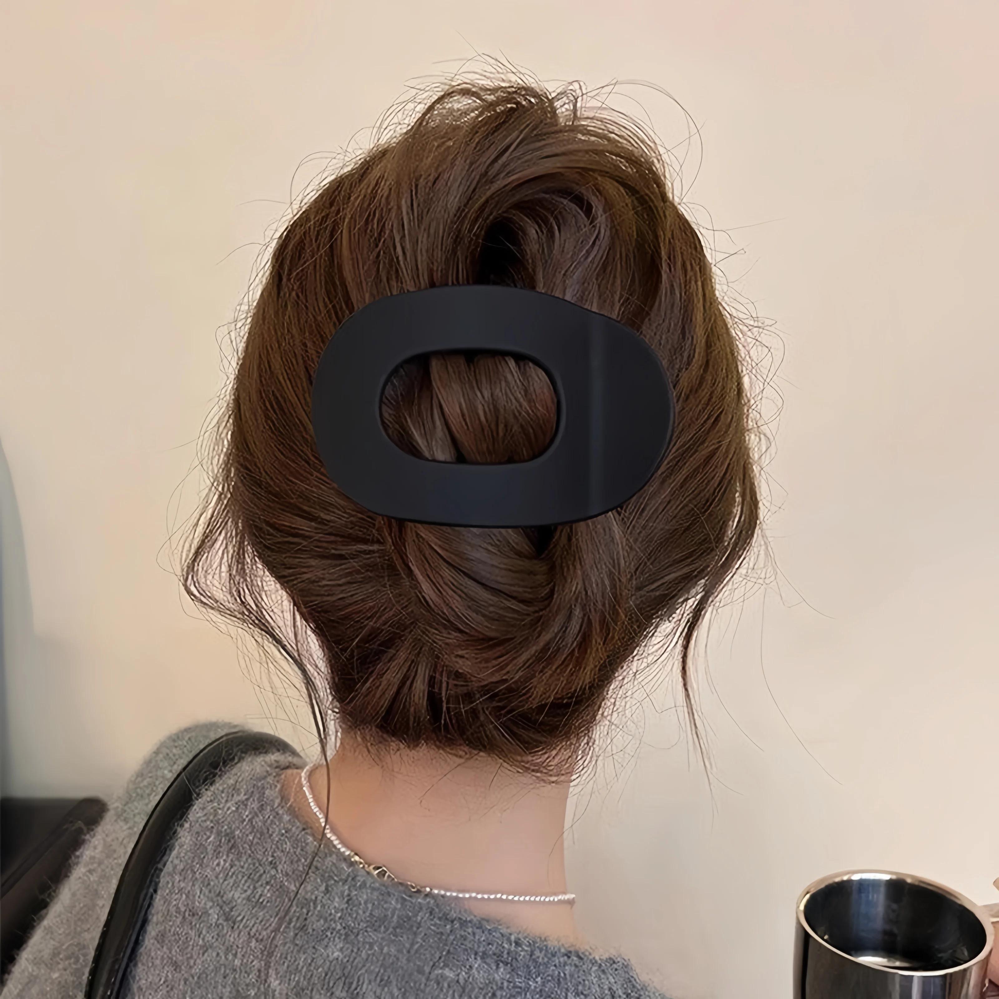 Pinces à cheveux coréennes élégantes, crabe mat, acide acétique, cuillère, épingle à cheveux, nouvel