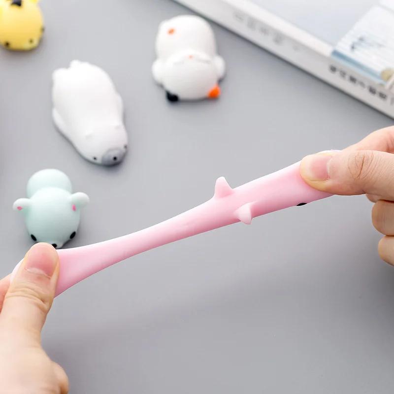 50-5 pièces Mochi Squishies Kawaii Anima jouets Squishy pour enfants balle anti-Stress presser cadea
