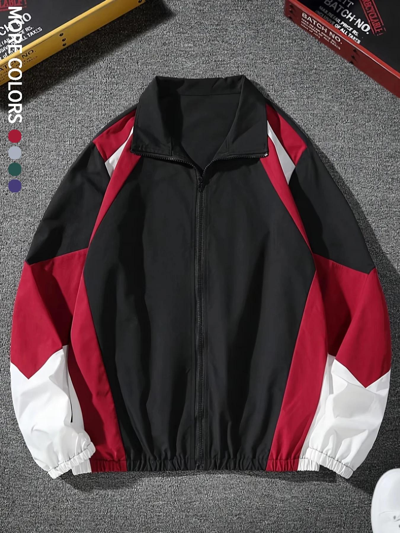 Veste colorée pour hommes, légère, décontractée, voyage, coupe-vent et résistante à l'usure, tissu d