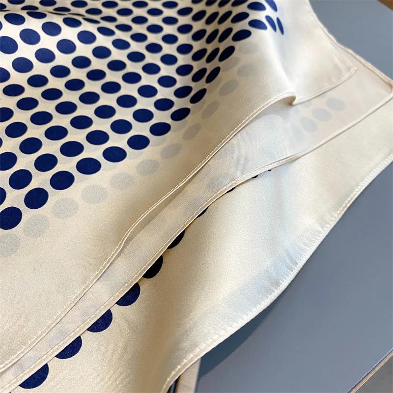 100% Foulard en soie véritable nouveau 70CM châle naturel enveloppes femmes dames mode foulards Foul