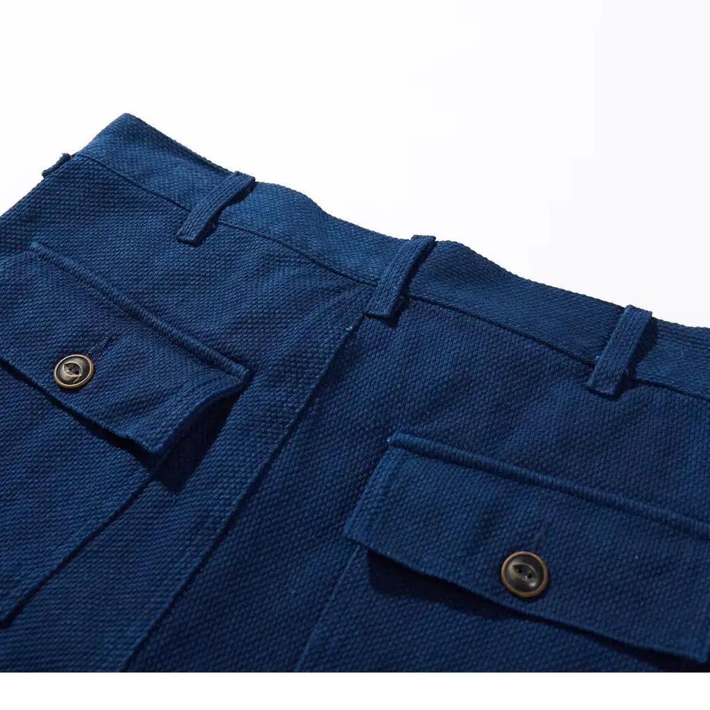 Pantalon teint Indigo pantalon Fatigue Vintage homme Og107 pantalon Sashiko lourd salopette militair