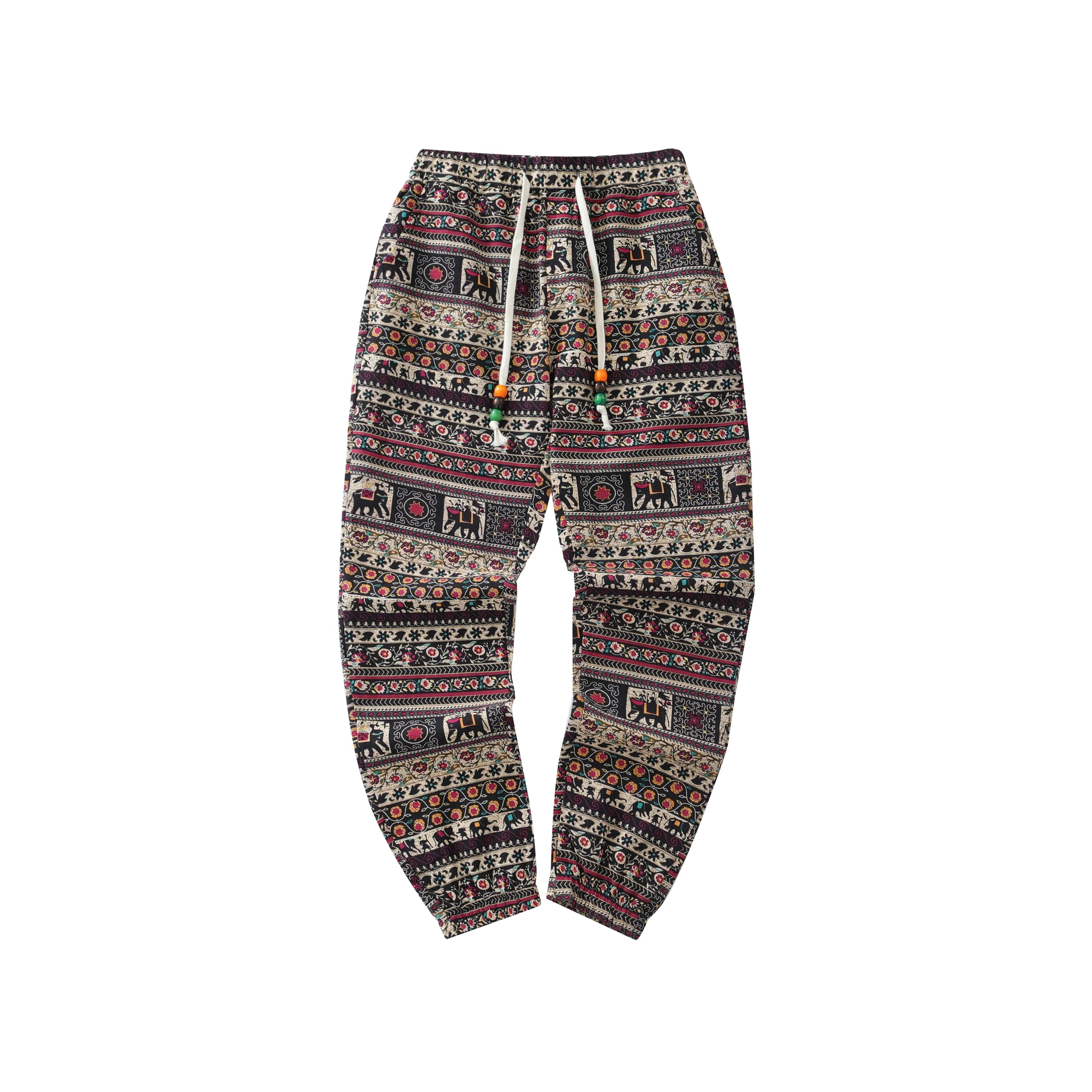 Pantalon de jogging homme imprimé floral, nouvelle mode printemps 2026, taille européenne, décontrac