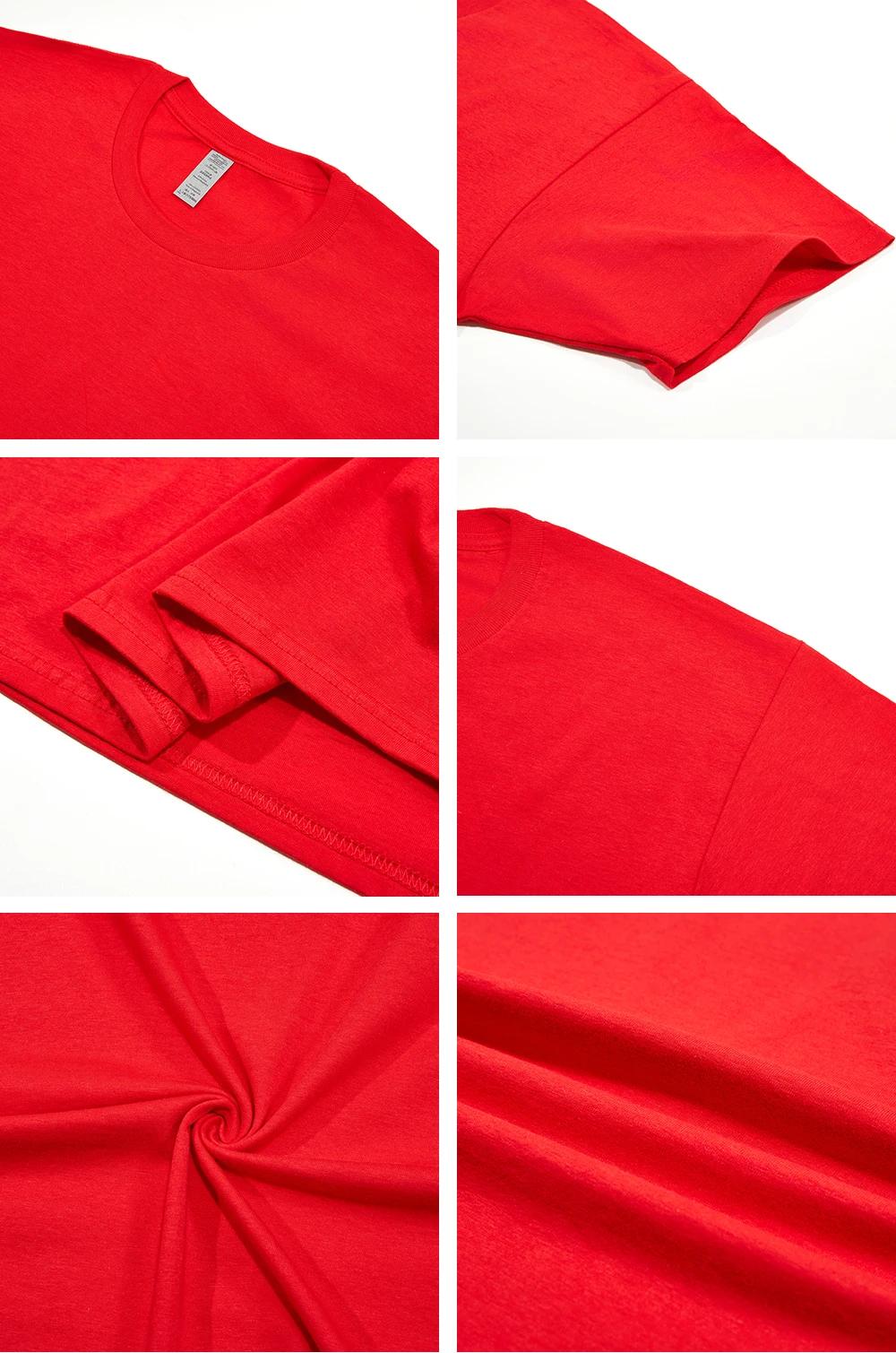 14 couleurs couleur bonbon 100% coton T-Shirts hommes femmes surdimensionné manches courtes décontra