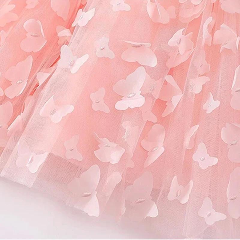 Robe pour nouveau-né de 3 6 9 12 18 24 mois, en maille à fleurs, à la mode, petite princesse, cadeau