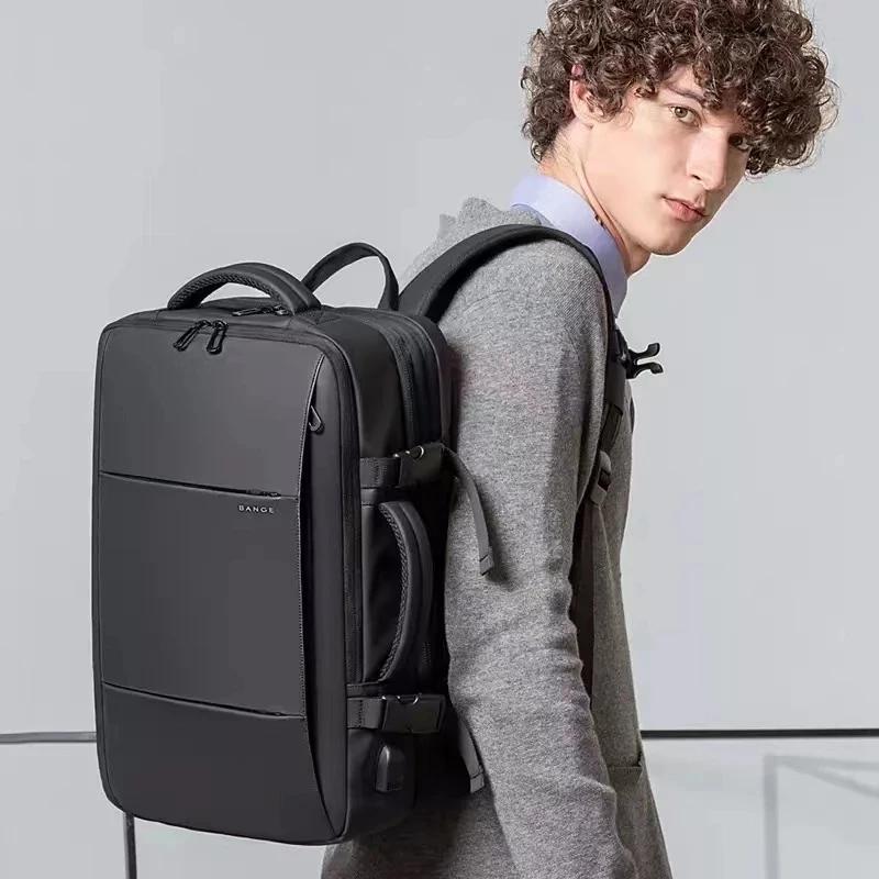 Sac à dos extensible BANGE pour ordinateur portable 17,3 pouces, imperméable, grande capacité, pour