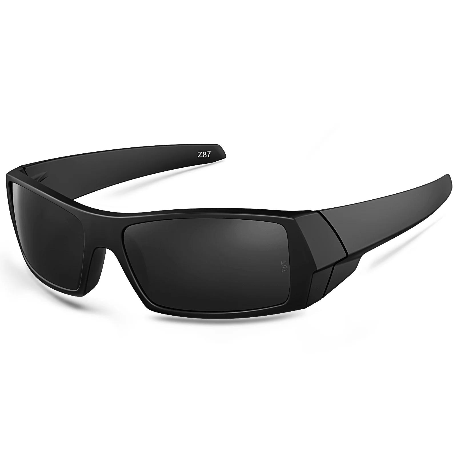 Jcorde I-Lunettes de soleil rondes Z87 pour hommes, rétro rétro, sport, conduite, bouclier de tir vi