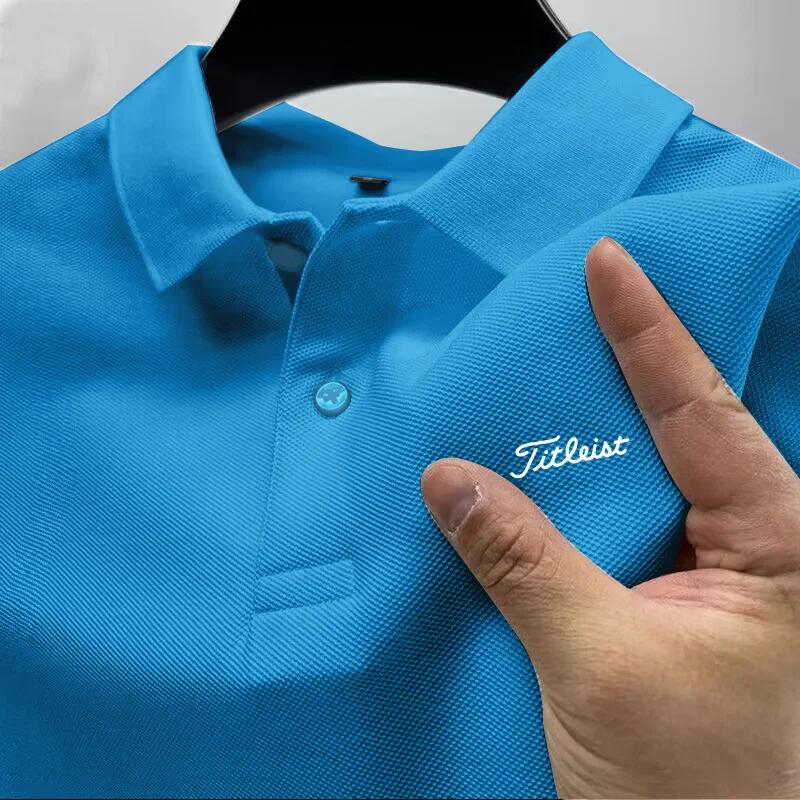 Nouveau T-shirt polo imprimé minimaliste pour homme, tendance 2026, vente chaude, tenue de golf esti