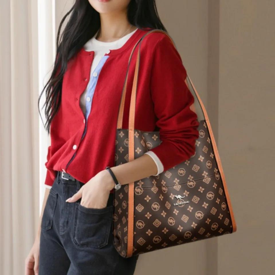 Véritable marque de haute qualité en cuir fourre-tout décontracté sacs à Main de luxe femmes sacs co