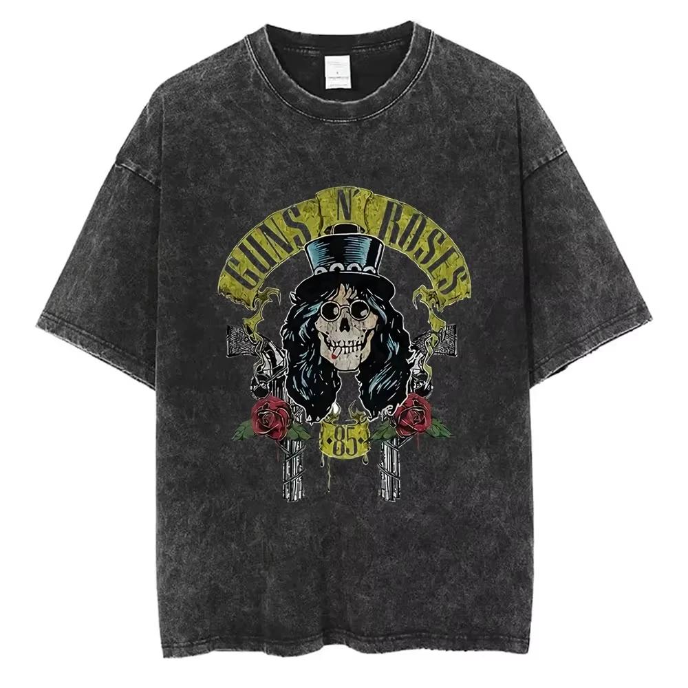 Nouveauté - T-shirt pour homme - T-shirt graphique - T-shirt pour hommes - Ropa Hombre - Guns N Rose