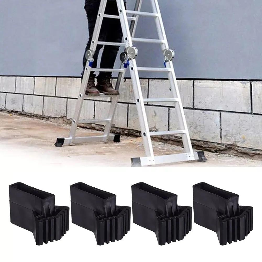 4/6 pièces pieds d'échelle antidérapants coussinets en caoutchouc remplacement échelle pliante pieds