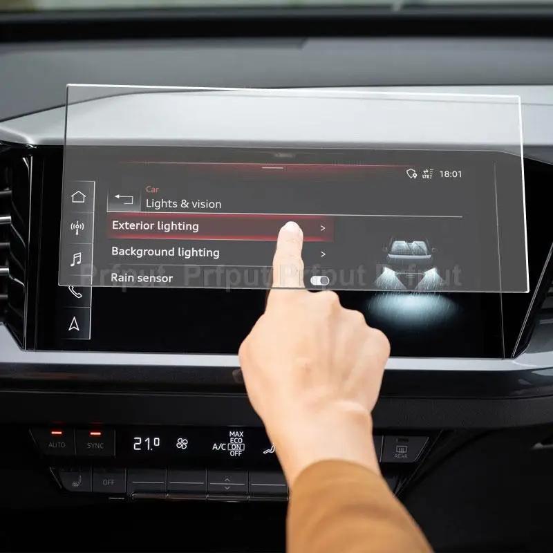 Film de protection d'écran en verre trempé pour Audi Q4 e-tron 2022, protecteur d'écran pour autorad