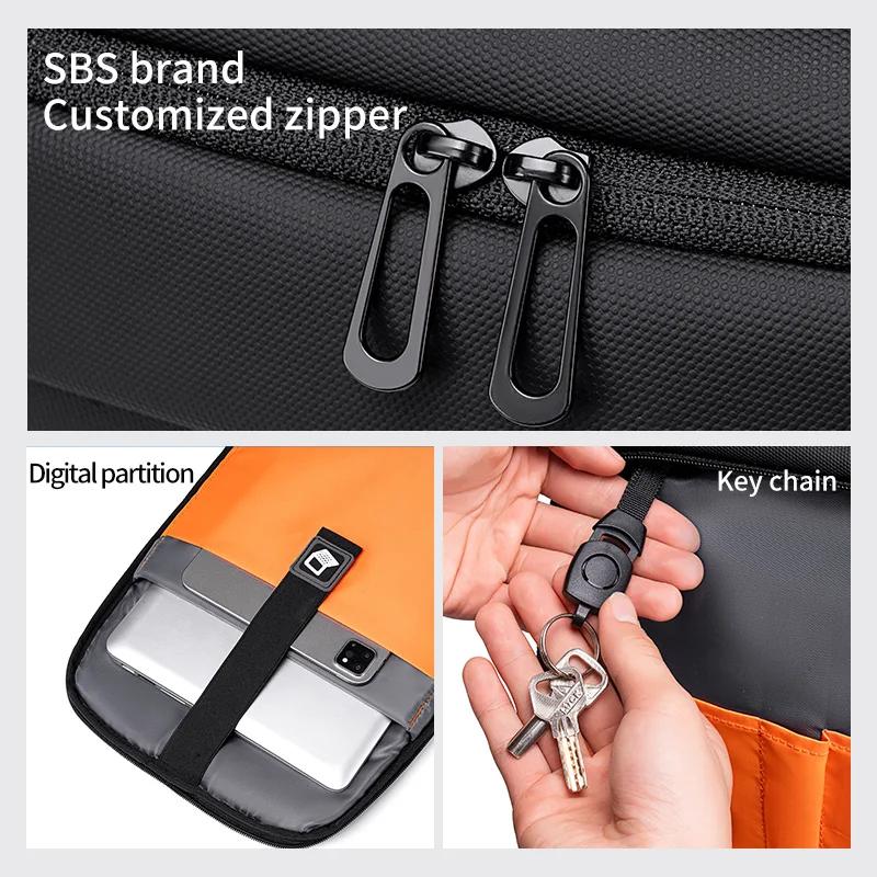 Fenruien multifonction sac à dos étanche USB Charge école sac à dos hommes voyage affaires sacs à do