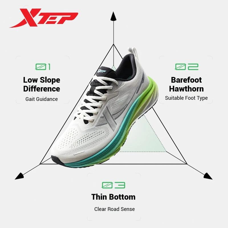 Xtep PIONEER chaussures de course professionnelles pour hommes 2025 baskets de printemps amorti rési
