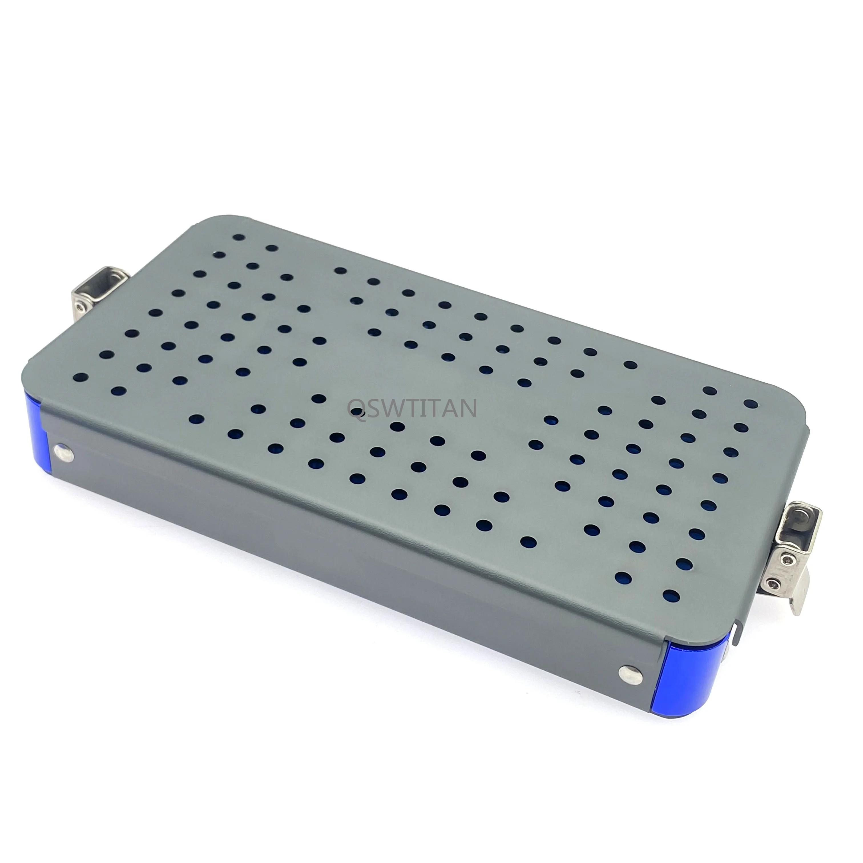 Boîte de Stérilisation avec Coussretours en Silicone, Générateur Oculaire Dentaire en Aluminium