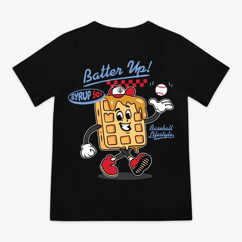 T-shirt surdimensionné respirant et à séchage rapide pour hommes et femmes, style baseball pour enfa