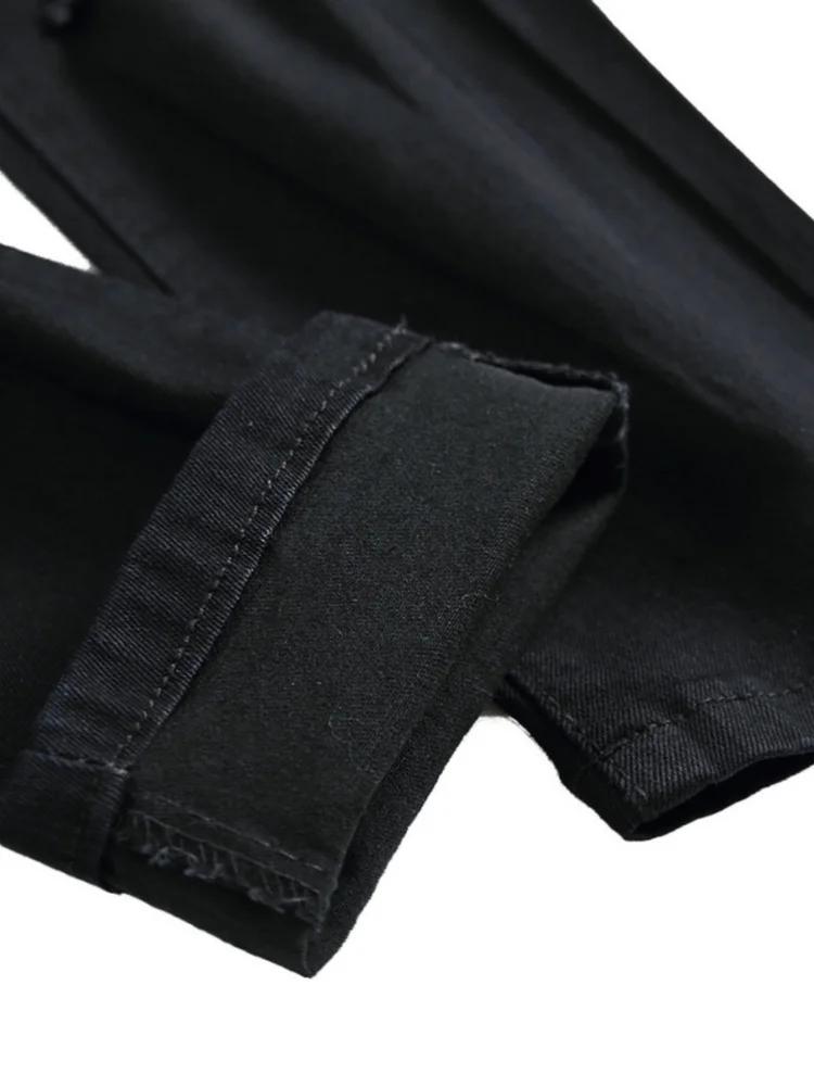 Jean déchiré pour hommes, Slim, respirant, doux, délavé, pantalon Streetwear, printemps automne, pan