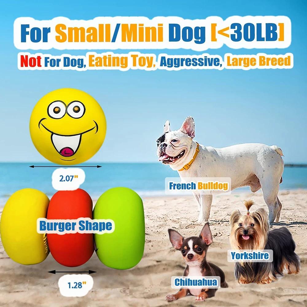 Jouets grinçants en Latex pour chiens, 6 pièces, jouets en caoutchouc doux pour chiens, jouet à mâch