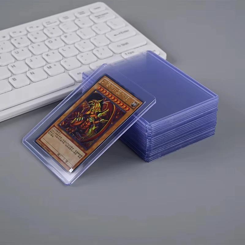 25 pièces pochettes pour cartes en PVC Transparent carte de jeu manchons pour cartes en plastique du