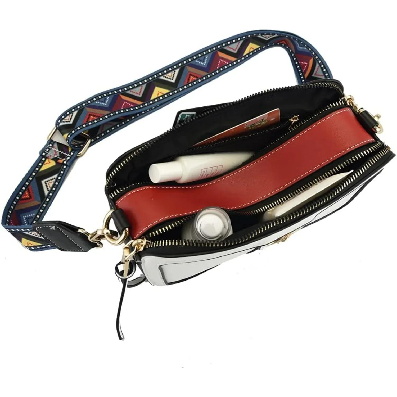 Sac à bandoulière de luxe pour femme en cuir PU, petit sac à main abeille, pochette appareil photo
