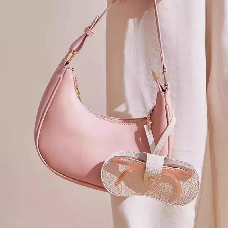 Sac à lunettes Portable, pochette en cuir souple pour lunettes de soleil, étui à lunettes mince à la