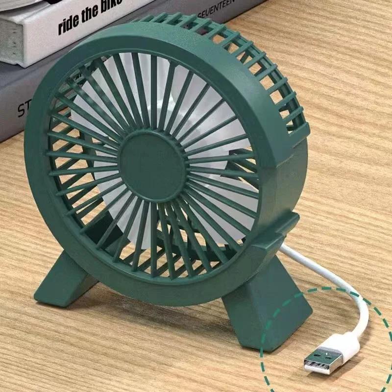 Vie de la batterie ultra silencieuse du petit ventilateur sur le bureau du bureau ; ventilateur enfi