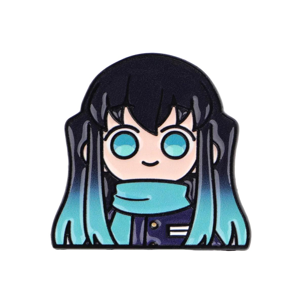 Lot de 12 épingles en émail Anime pour garçons et filles, broches de dessin animé pour manteaux, bad