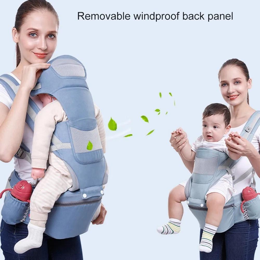 Porte-bébé ergonomique sac à dos Hipseat kangourou transporteur face avant voyage bébé