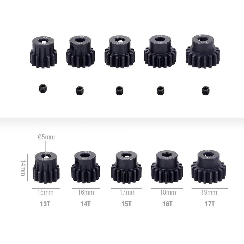 M1 5mm 11T 12T 14T 15T 17t 18t 20T 21t 22T 24T 25T 26T 28T 30T, pignon métallique en acier, engrenag