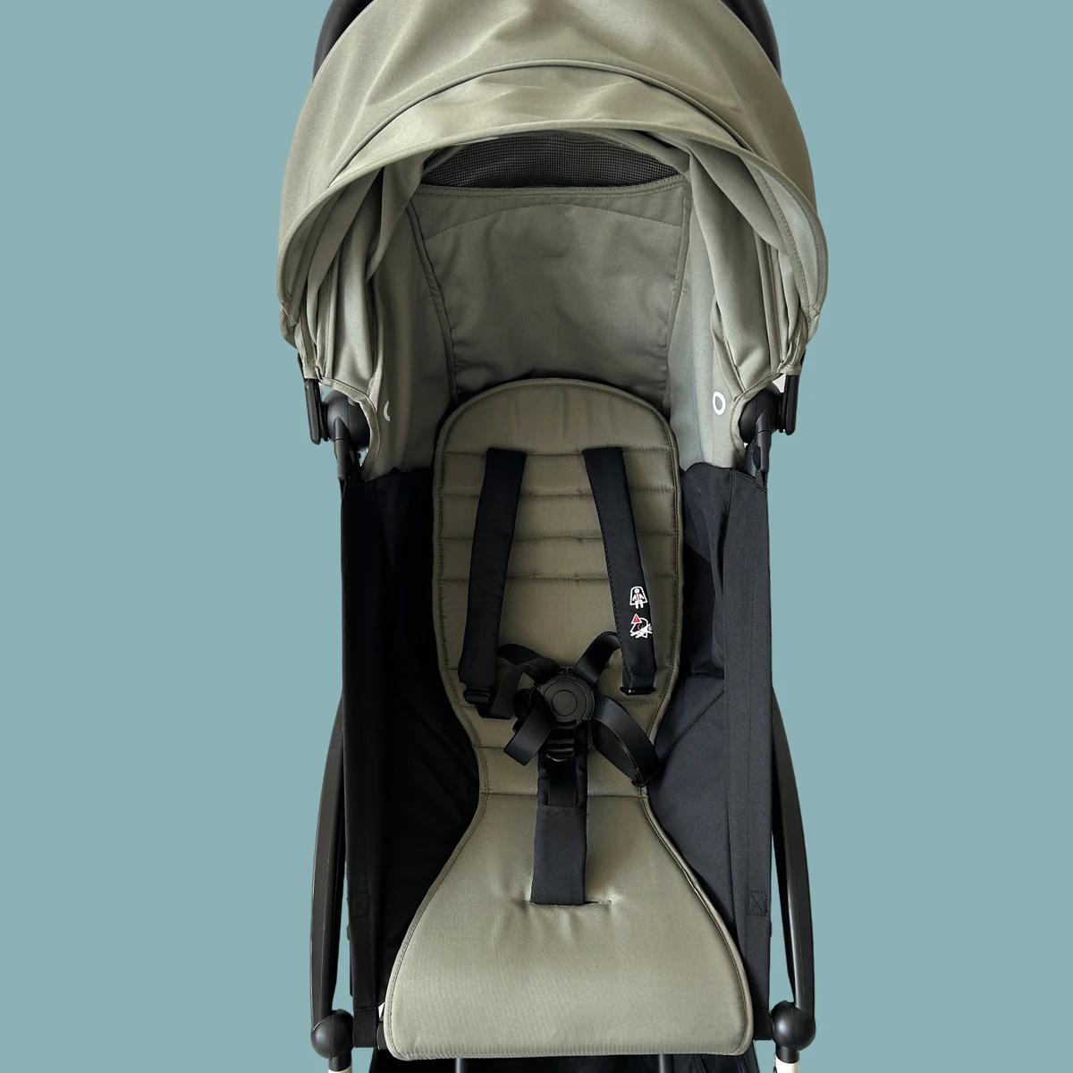 MomTan 3 pièces/ensemble d'accessoires pour poussette, auvent extensible, coussin de siège et base d