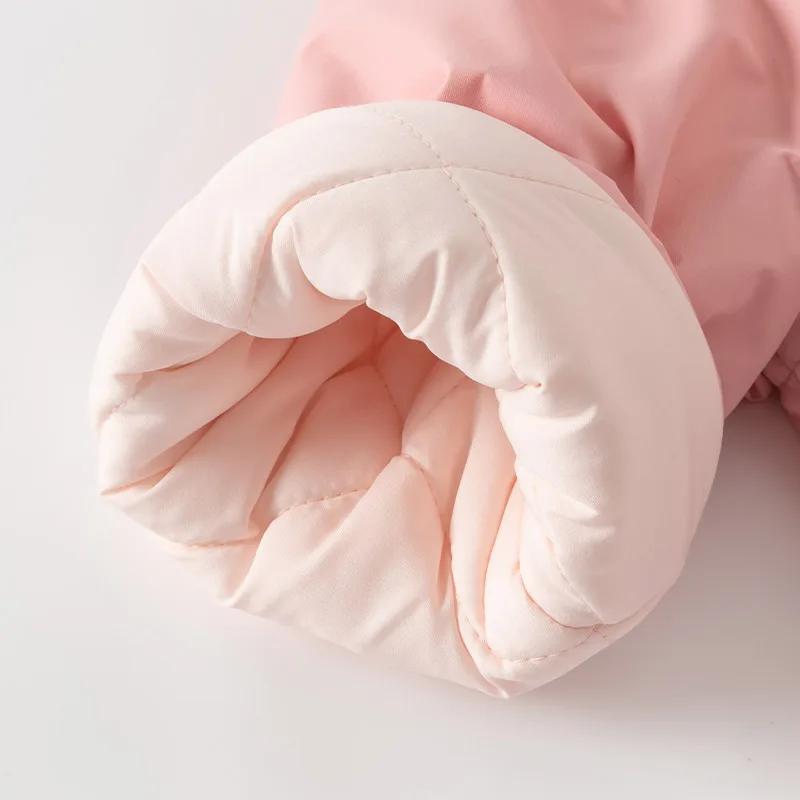 Sweat à capuche chaud en coton solide pour enfants, vêtements pour enfants, manteau d'hiver pour gar