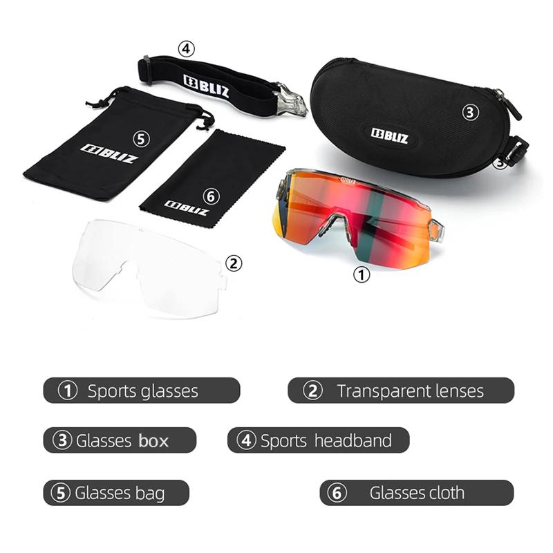 Lunettes de cyclisme B BLIZ Breeze, lunettes de protection pour vélo de montagne, lunettes de vélo d