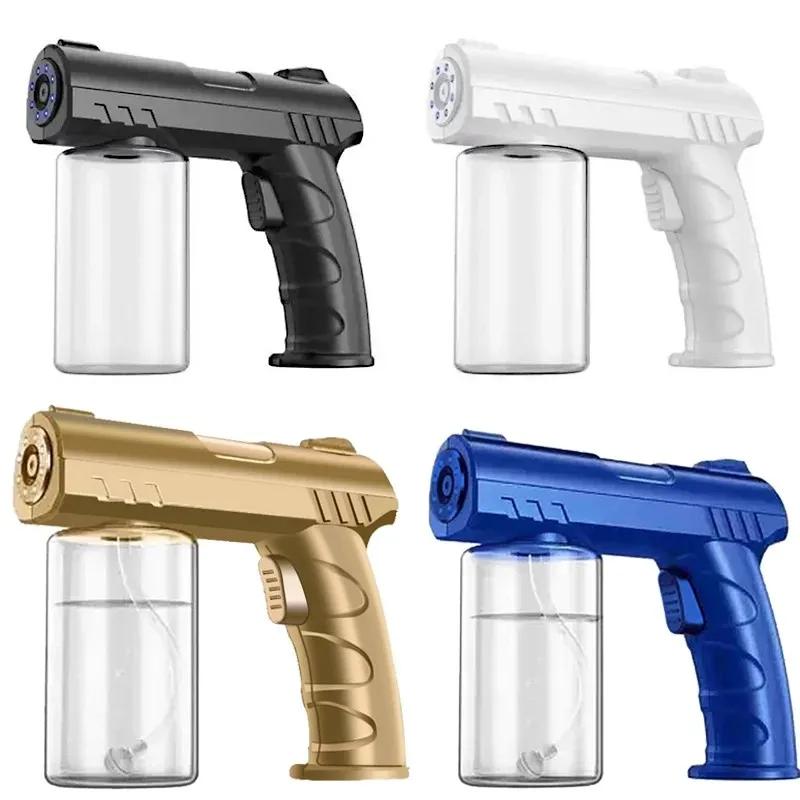 Pulvérisateur électrique sans fil USB, 380ml, Nano lumière bleue, pistolet de pulvérisation de vapeu