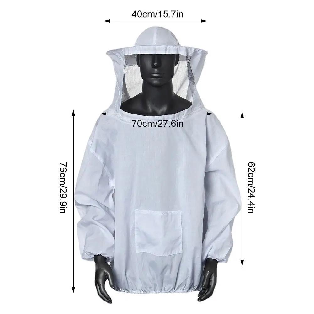 2025NEW veste de protection pour apiculture voile Smock équipement apiculture chapeau manches apicul