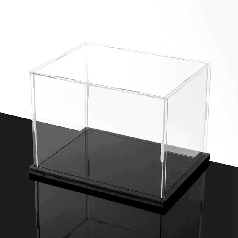 La boîte de collecte d'assemblage de boîte d'affichage en acrylique transparente remplace la boîte e
