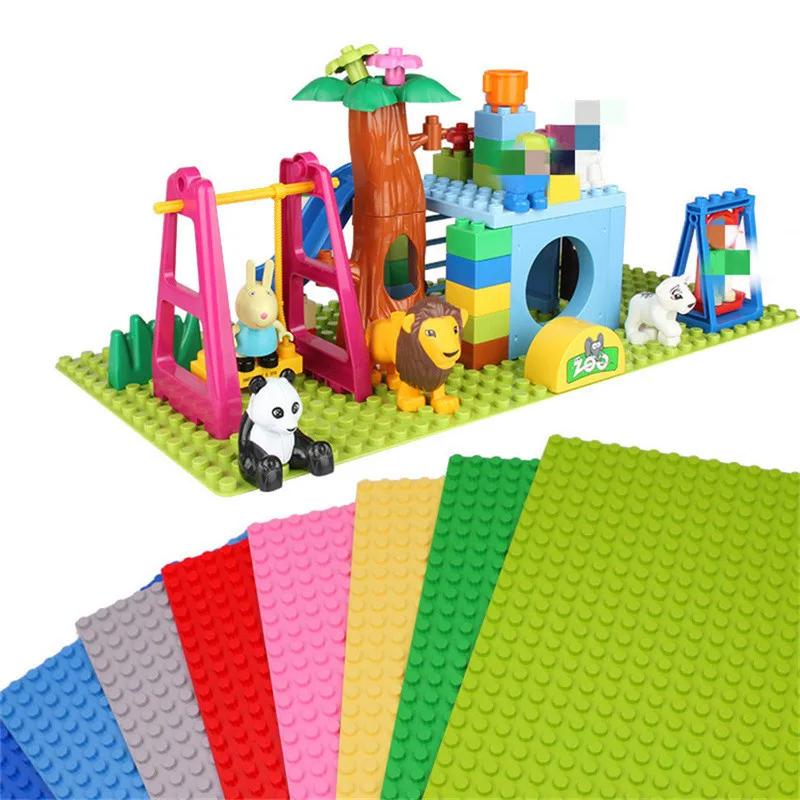Grande plaque de base pour blocs de construction, 16x32 points, compatible avec toutes les marques,