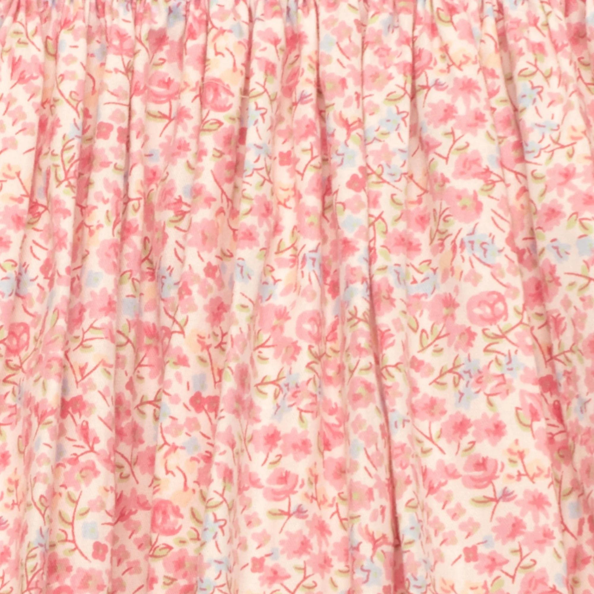 Robe pour fille à imprimé floral haut de gamme, smockée à la main, boutique de mode, vêtements pour