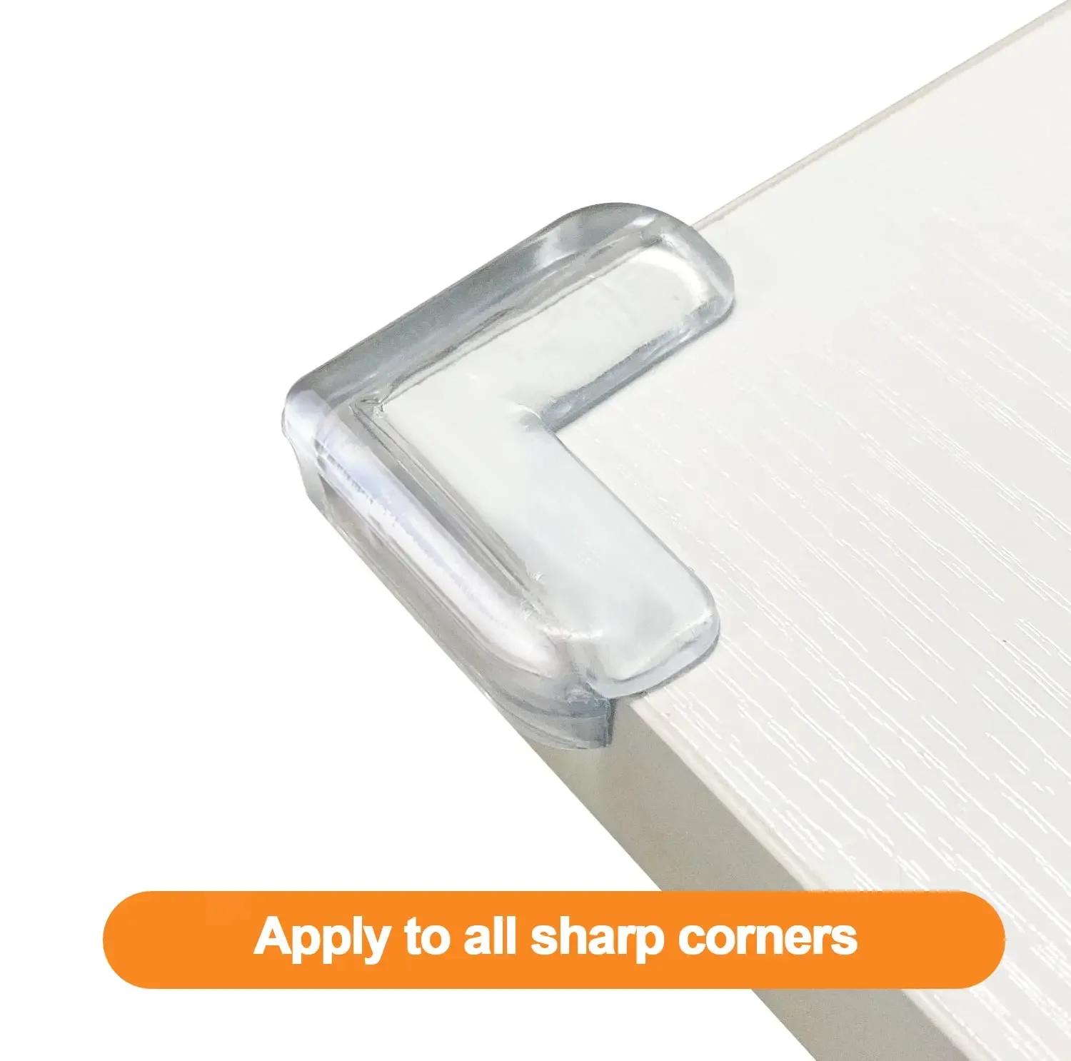 4 pièces/10 pièces enfants bébé sécurité Silicone protecteur Table coin bord Protection couverture e