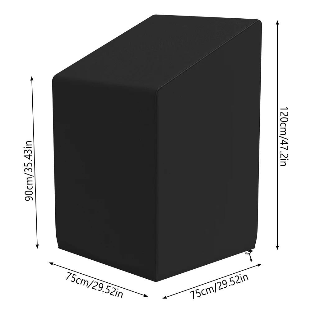 Housse anti-poussière pour chaise de Patio empilée, housse de protection pour meubles de Patio de ja