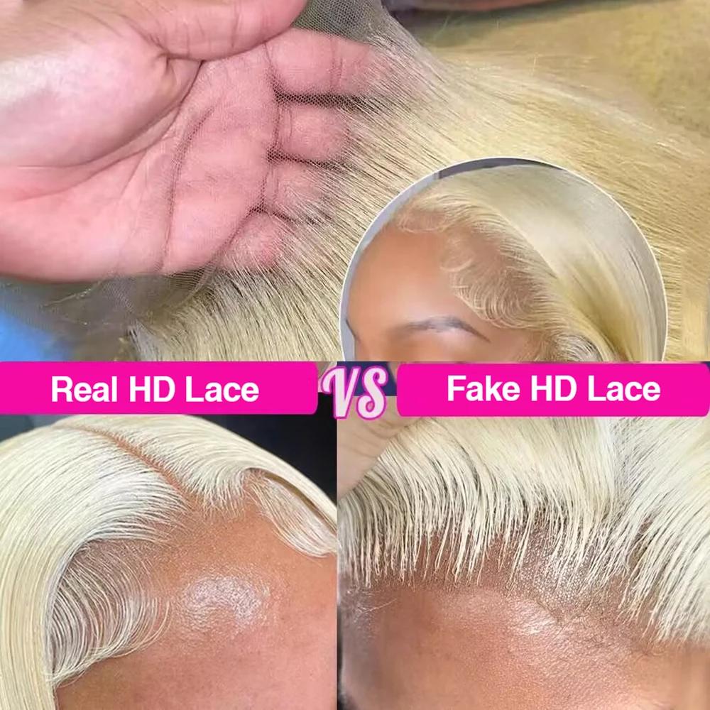 Perruque Lace Front Wig Body Wave Brésilienne Naturelle, Cheveux Humains, Blond 613, 13x4, 13x6, Tra